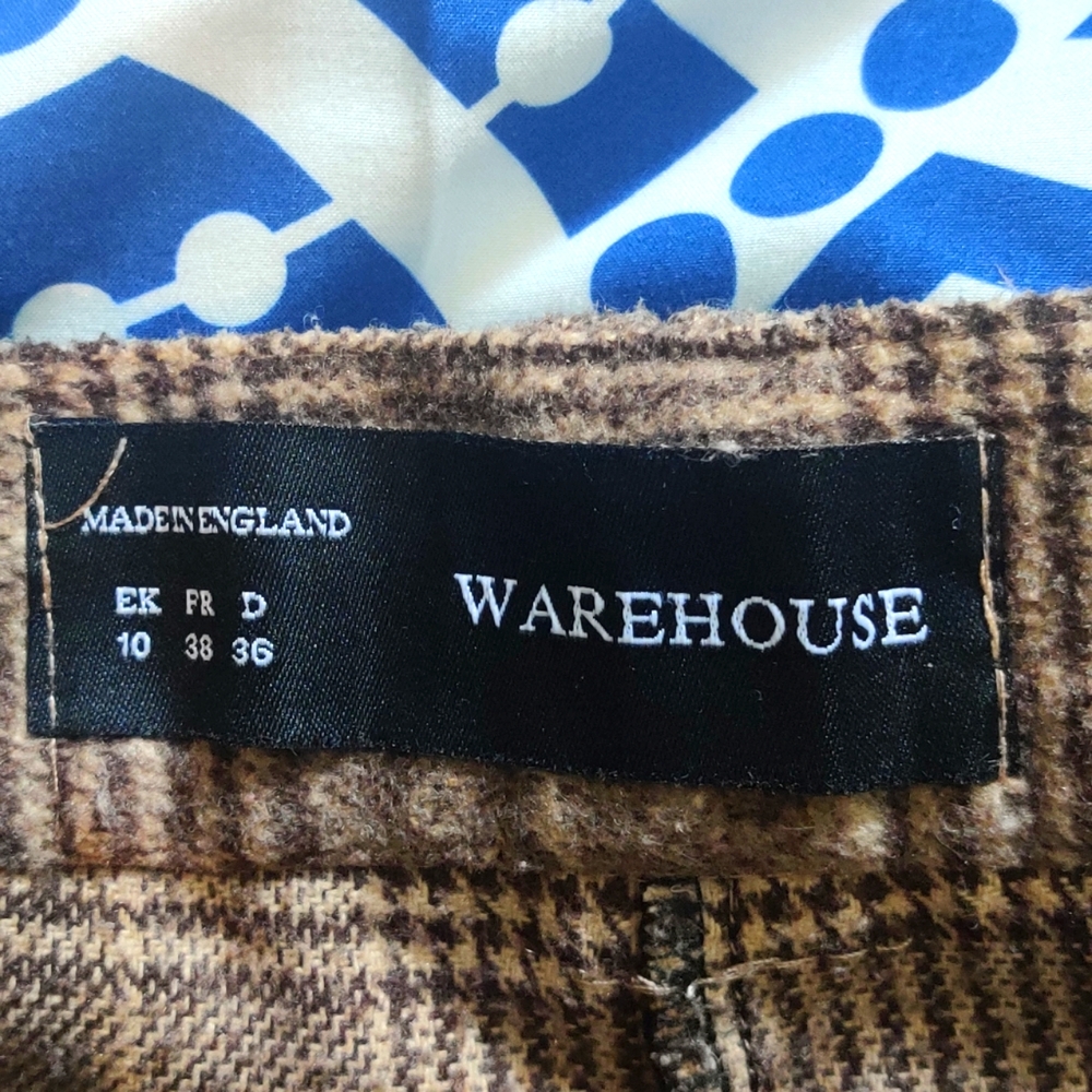 Vintage Warehouse plaid trousers